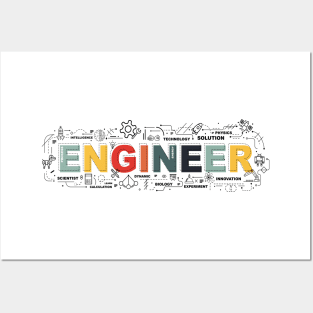 Funny Engineering , Engineering Gift Posters and Art